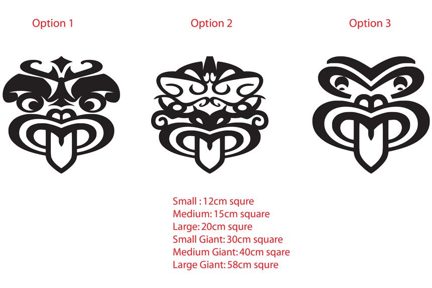 maori tattoo mask koruru parata ancestor symbol car bumper maori tattoo mask koruru parata ancestor symbol car bumper